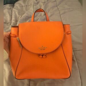 Kate Spade - Leila Vibrant Orange Backpack